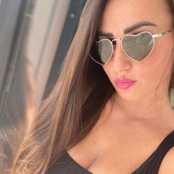 ?️ New Saint Laurent SL301 Lou Lou 003 Sunglasses - Silver Frame, Silver Lenses main image 4